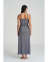 Marie Jo SAN DOMINO 1005594-EVB, Γυναικείο Μάξι Φόρεμα με διακριτική λάμψη ΜΠΛΕ ΣΚΟΥΡΟ 